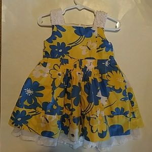Children's Place Cotton Floral Dress -- 18 Months